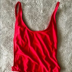 Red Bodysuit